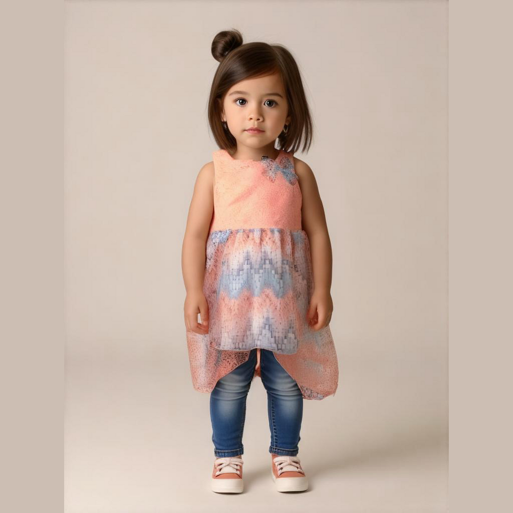 Asymmetric dress. 4T